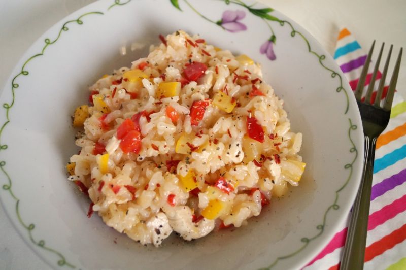 Risotto z kurczakiem i cukinią Risotto z kurczakiem i cukinią