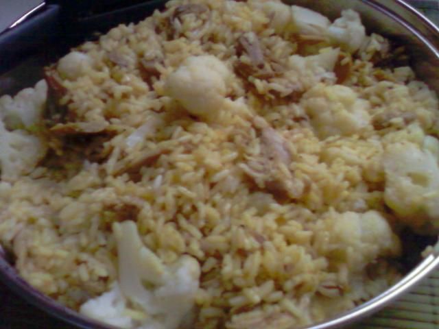Risotto z kurczakiem i kalafiorem Risotto z kurczakiem i kalafiorem