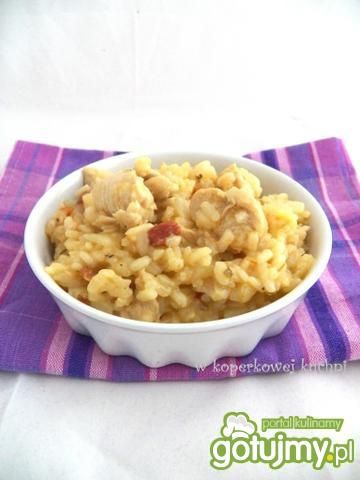 Risotto z kurczakiem i pomidorami