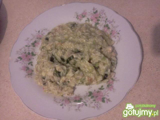 Risotto z kurczakiem i porem Risotto z kurczakiem i porem