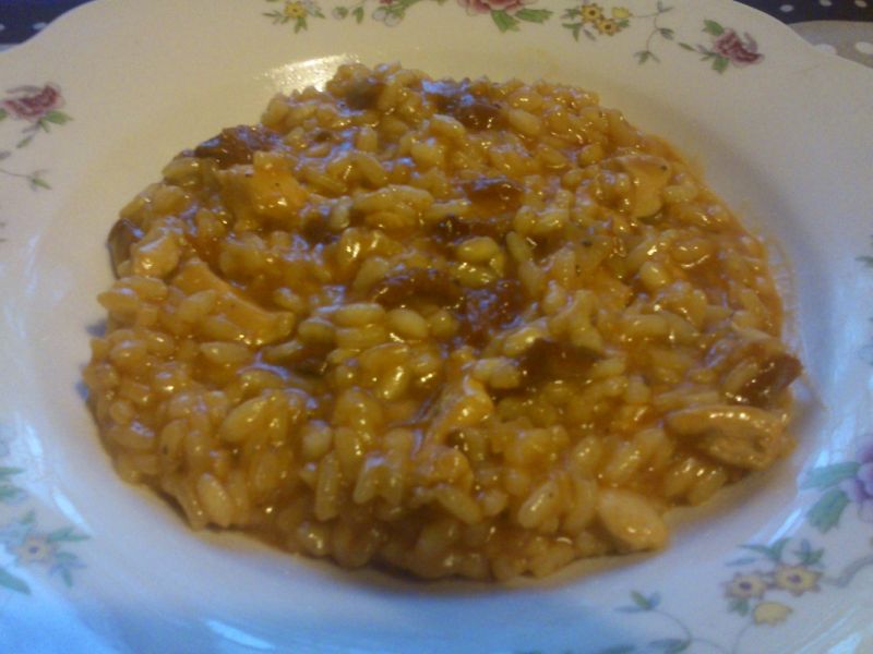 Risotto z kurczakiem i suszonymi pomidorami Risotto z kurczakiem i suszonymi pomidorami