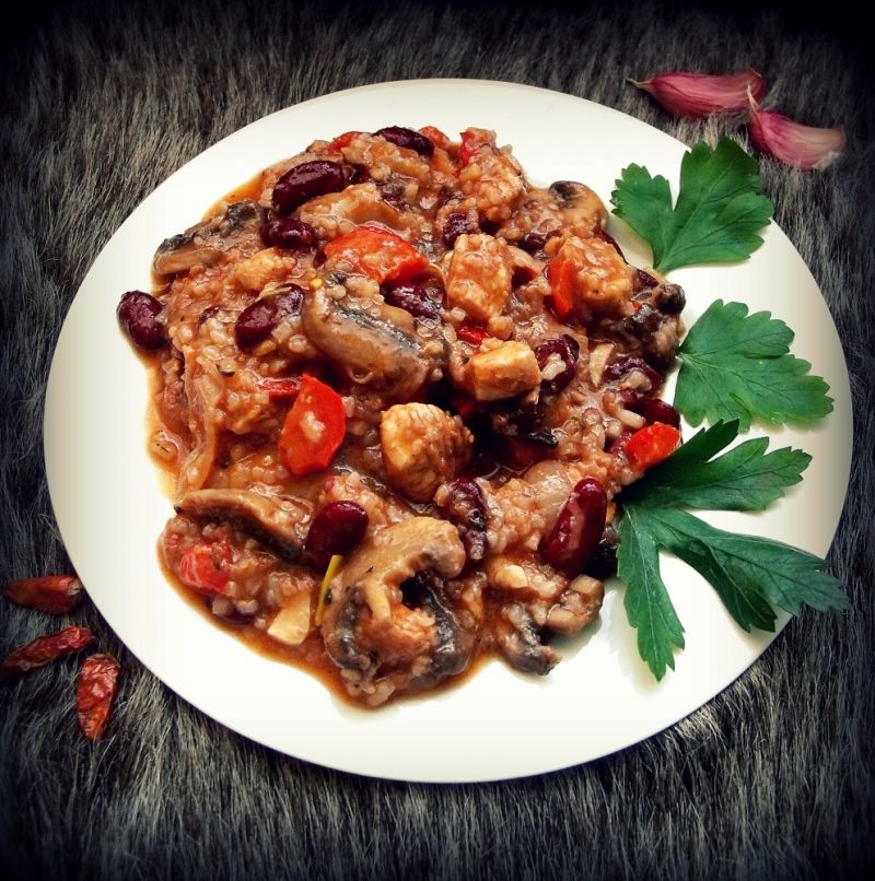 Risotto z kurczakiem na meksykańską nutę 