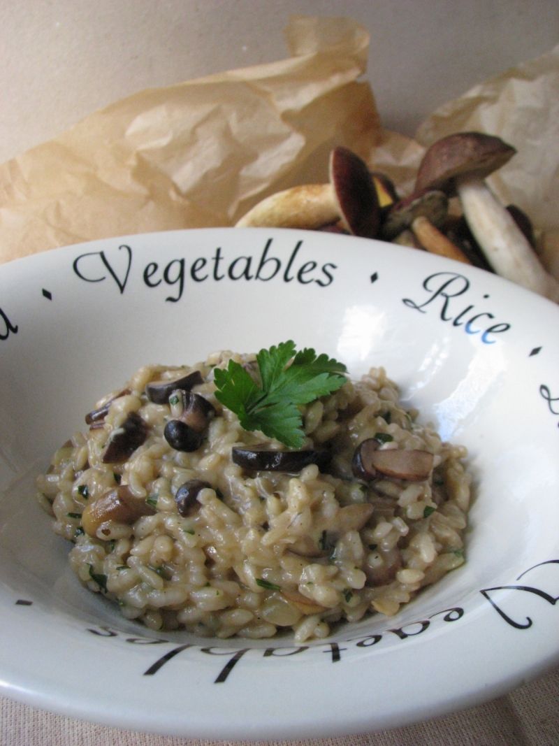 Risotto z leśnymi grzybami Risotto z leśnymi grzybami