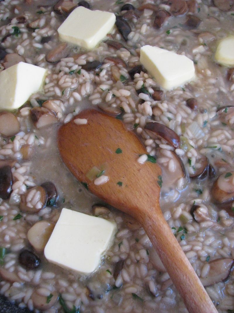 Risotto z leśnymi grzybami