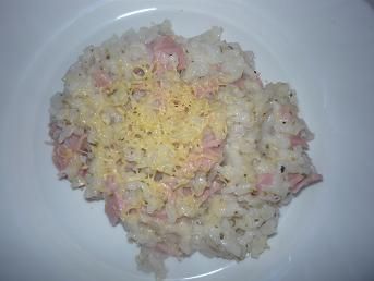 Risotto z mortadelą