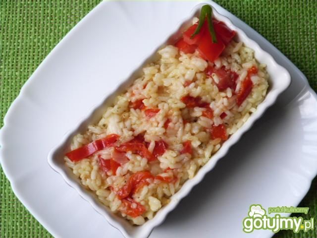 Risotto z papryką i pomidorami Risotto z papryką i pomidorami