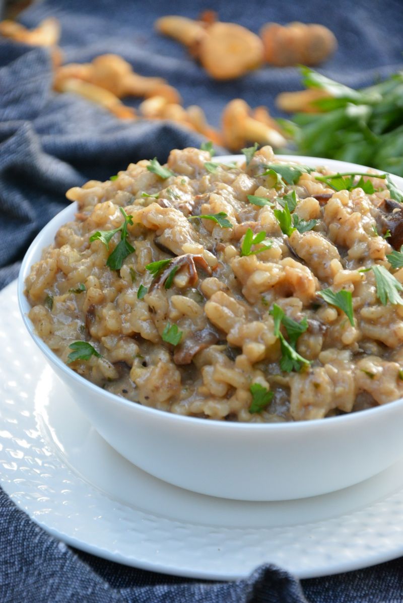 Risotto z podgrzybkami i oscypkiem