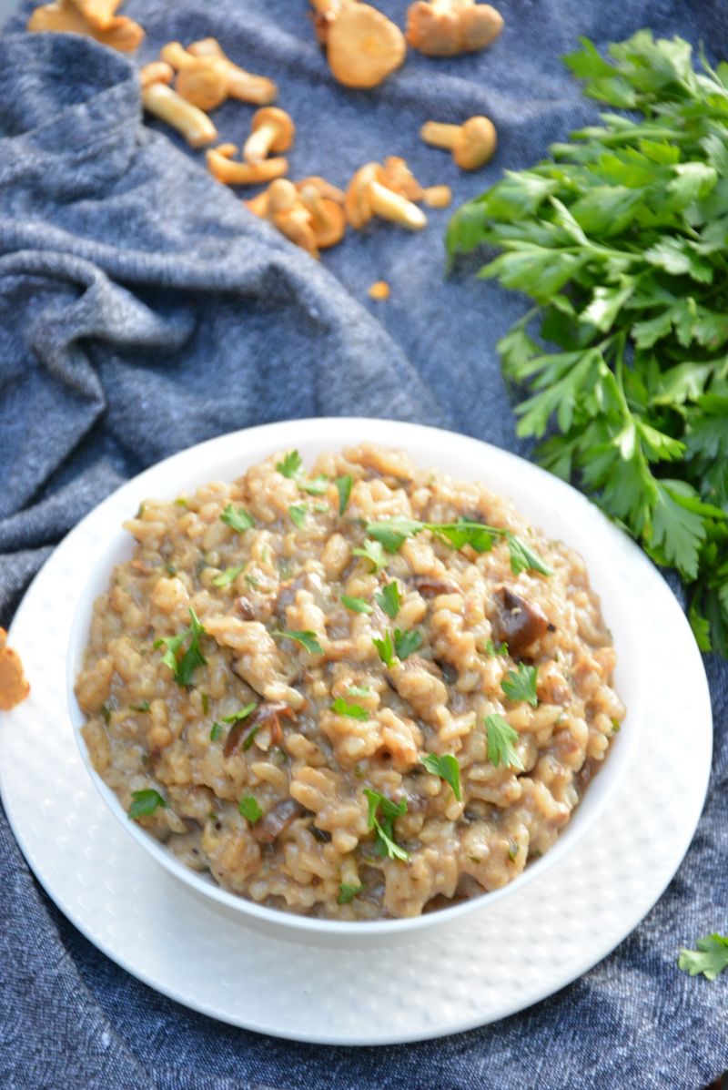 Risotto z podgrzybkami i oscypkiem