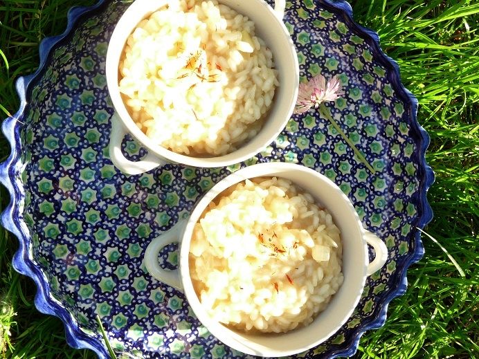 Risotto z szafranem i parmezanem Risotto z szafranem i parmezanem