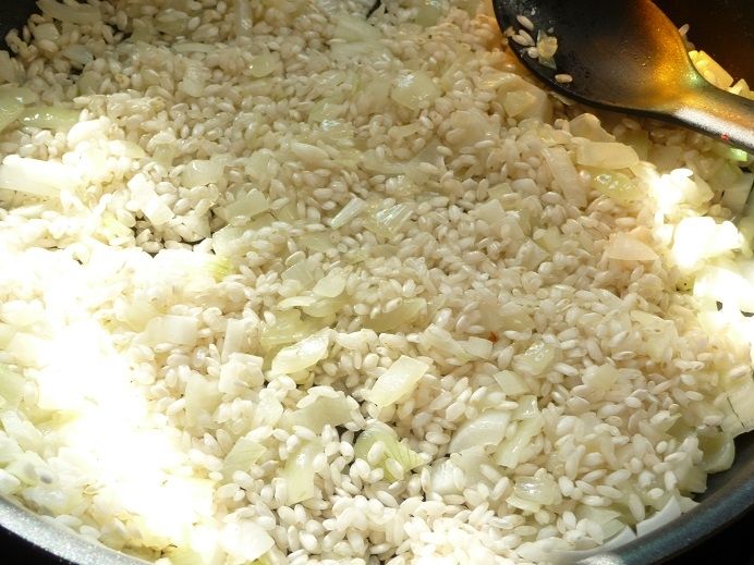 Risotto z szafranem i parmezanem