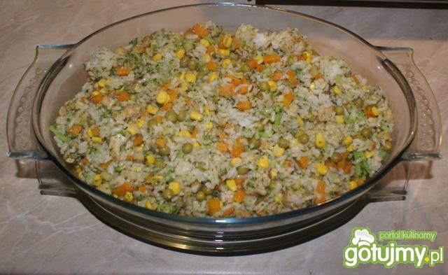 Risotto z warzywami i kurczakiem Risotto z warzywami i kurczakiem