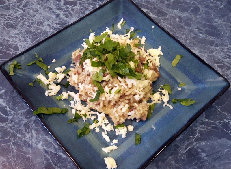 Risotto z wątróbką Risotto z wątróbką