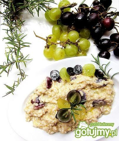 Risotto z winogronami Risotto z winogronami