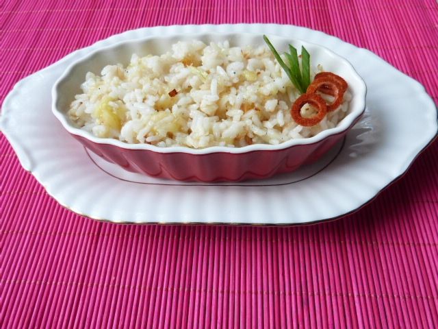 Risotto z żółtym serem