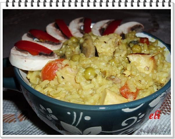 Rissotto z sosem sojowym Eli