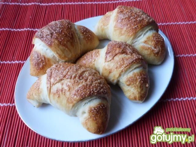 Rogaliki drożdżowe z jabłkami Rogaliki drożdżowe z jabłkami
