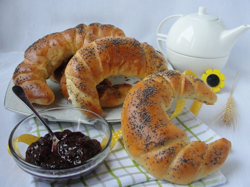 Rogaliki mleczno-maślane