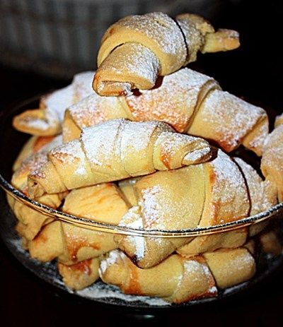 Rogaliki trzy składnikowe z marmoladką