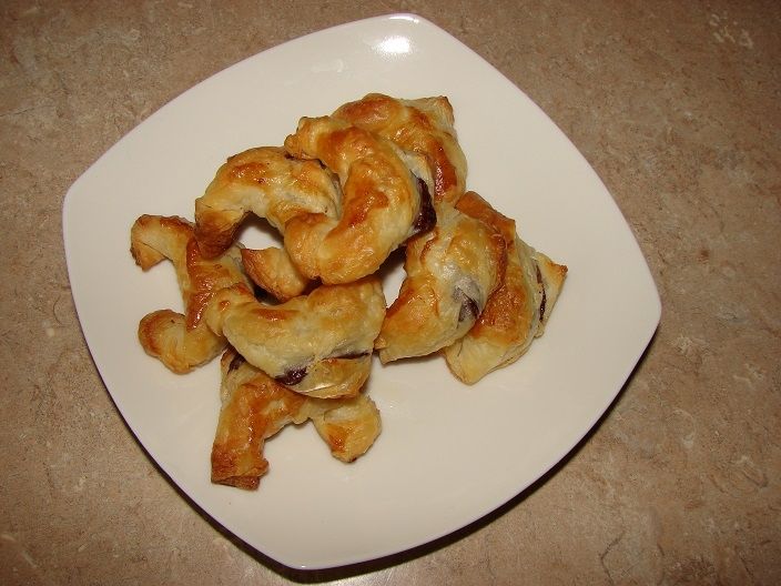 Rogaliki z czekoladą