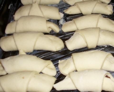 Rogaliki z jabłkami