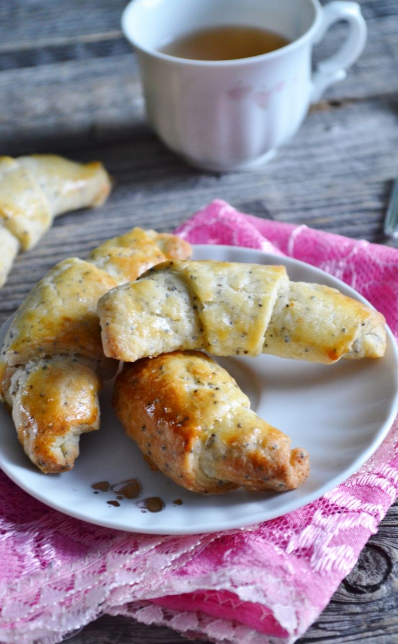 Rogaliki z makiem bez nadzienia