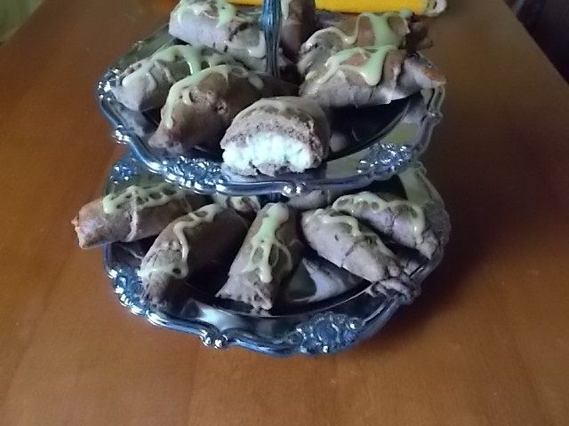 Rogaliki z masą kokosową