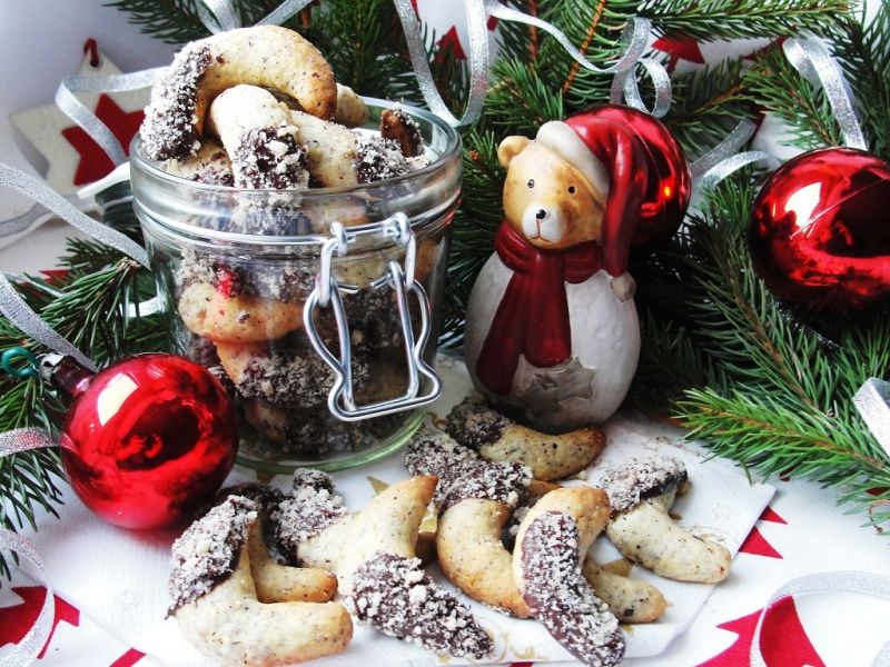 Rogaliki z orzechów laskowych