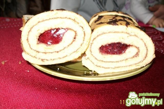 Rolada biszkoptowa wg Madi