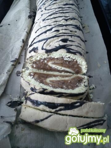 Rolada biszkoptowa z jabłkami, Rolada biszkoptowa z jabłkami,