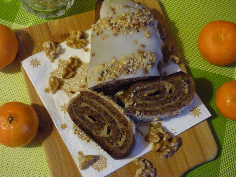 Rolada czekoladowa z białym makiem