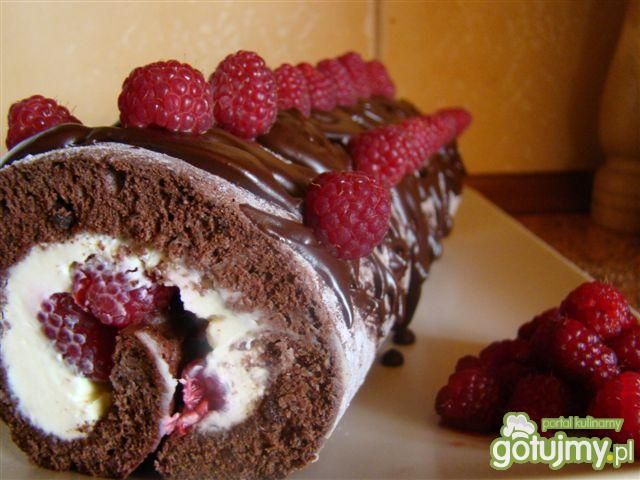 Rolada czekoladowa z serkiem mascarpone 
