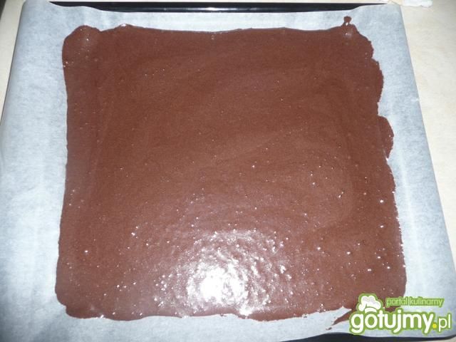 rolada czekoladowo- kokosowa