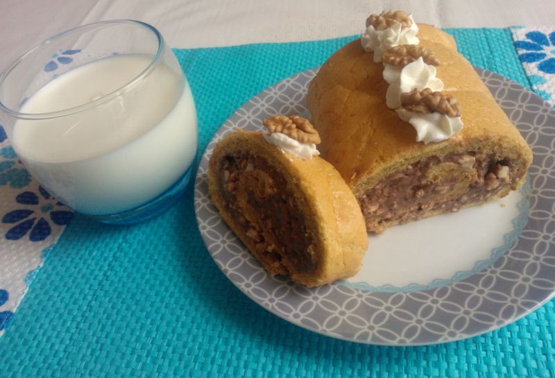 Rolada dietetyczna na skrobi i otrębach