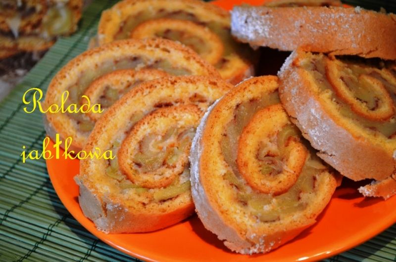 Rolada jabłkowa   Rolada jabłkowa