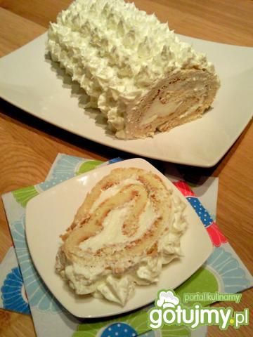 Rolada malibu z kokosem