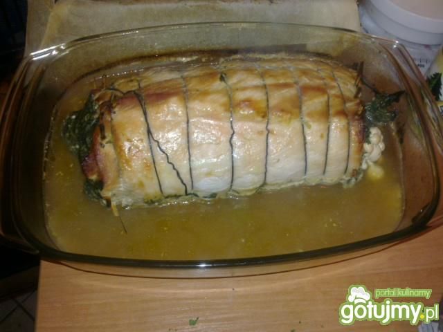 Rolada  Nadziewana Szpinakiem 
