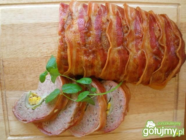 Rolada otulona boczkiem Rolada otulona boczkiem