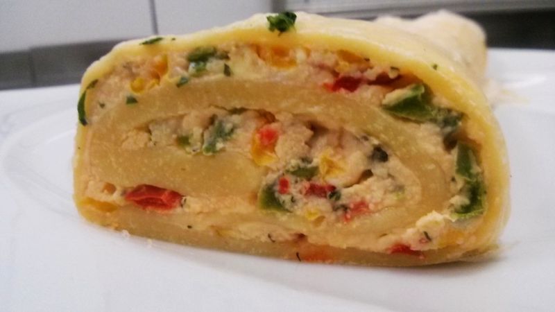 Rolada serowo paprykowa