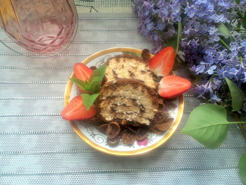 Rolada śniadaniowa bez pieczenia