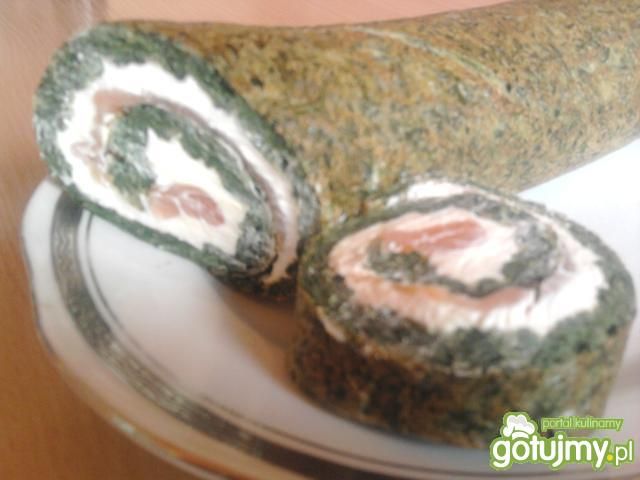 Rolada szpinakowa.