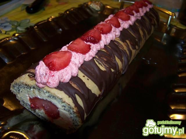 Rolada truskawkowa 5 Rolada truskawkowa 5
