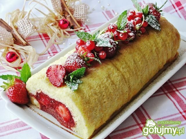 Rolada truskawkowa 6