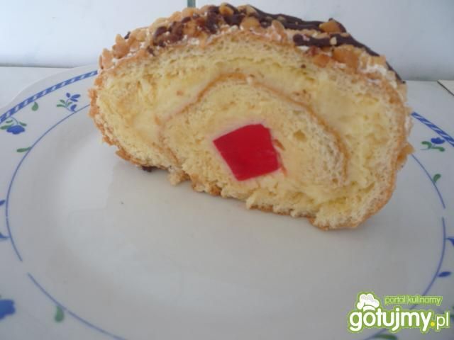 Rolada z galaretką Rolada z galaretką