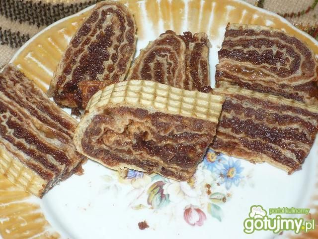 Rolada z masą kakaową