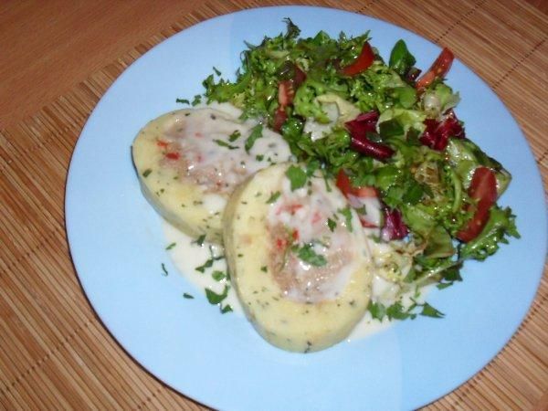 Rolada z puree. Rolada z puree.