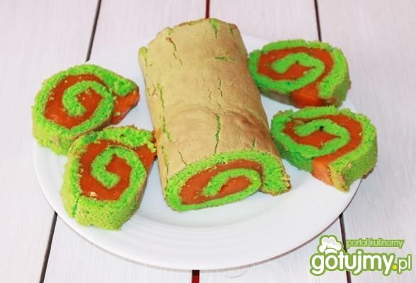 Rolada z sokiem marchewkowym