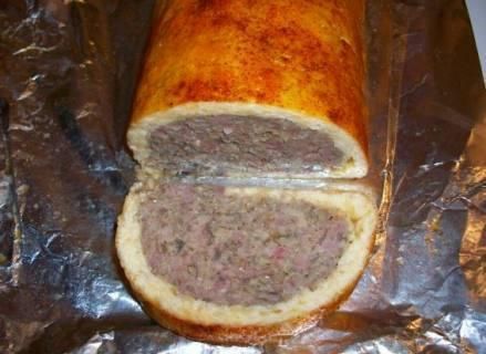 rolada z żółtego sera