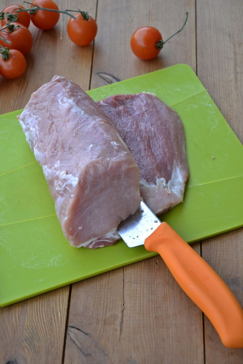 Rolada ze schabu z kolorowym farszem 