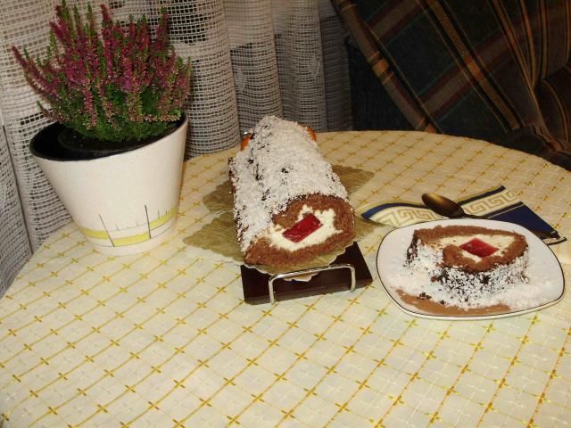 Rolada ze śmietaną