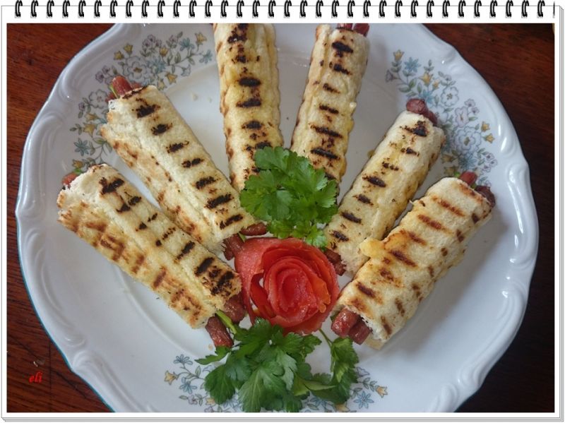 Roladki chlebowe Eli z grilla